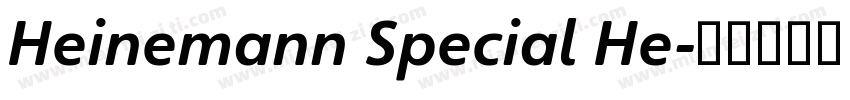 Heinemann Special He字体转换
